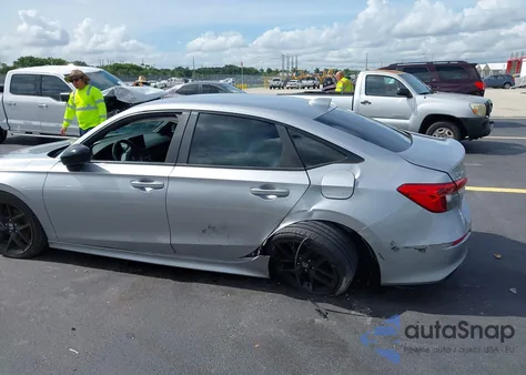 2022 Honda Civic Sport из США, поврежденный, VIN 2HGFE2F54NH525576